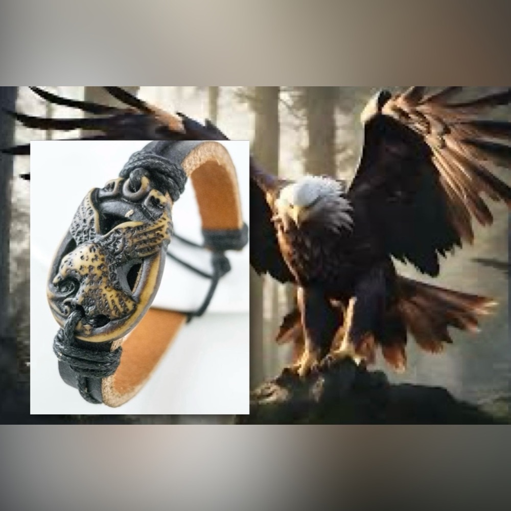 $2 EAGLE BRACELET. NEW. $2 WITH ANY $10 ORDER OR MORE
